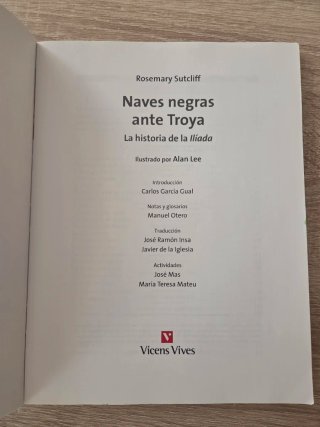 Naves negras ante Troya La historia de la Ilíada