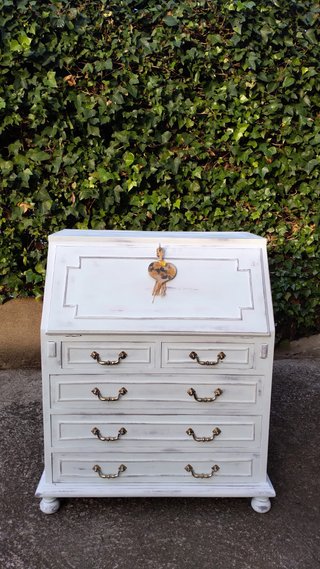 Buró Escritorio Antiguo Decapé Restaurado