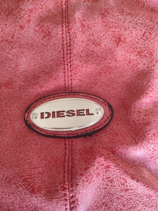 Bolso Diesel Burdeos Tachuelas