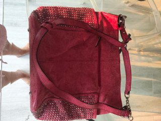 Bolso Diesel Burdeos Tachuelas