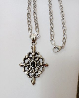 Collana uomo con ciondolo gioiello stile gotico