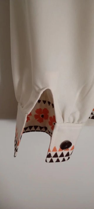 Comjunto de Falda y camisa vintage , hecha a mano