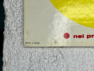 Insegna Cartello Gelati TIP Anni 60 con Bollo