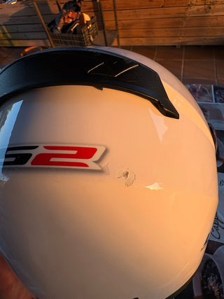 Casco Integral LS2 Blanco Talla XS