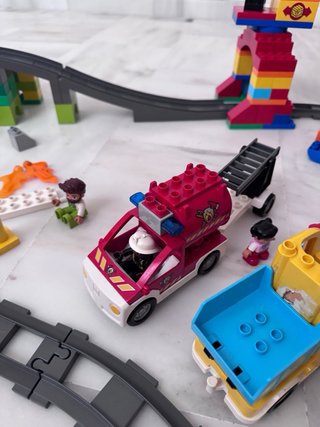 Lego Duplo Bloques Construcción. Camión de basura