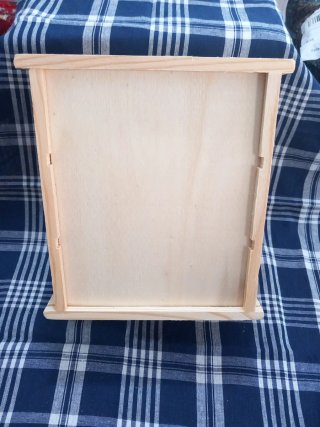 Joyero de madera con 3 cajones