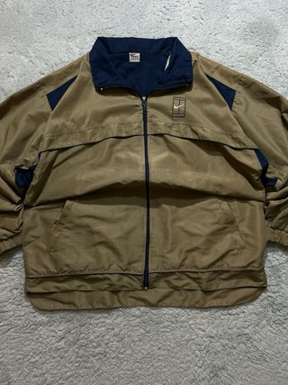 Chaqueta de cremallera Nike Marrón y Azul
