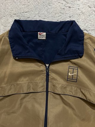 Chaqueta de cremallera Nike Marrón y Azul