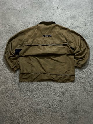 Chaqueta de cremallera Nike Marrón y Azul