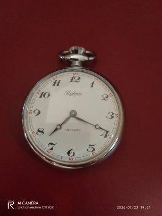 Reloj de bolsillo antiguo Rubén Antichoc cuerda