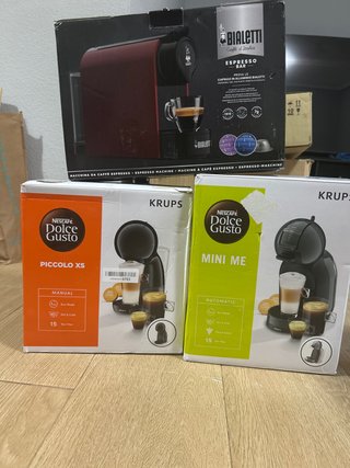 PACK Cafetera Dolce Gusto Krups y Bialetti