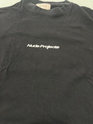 Camiseta Nude Project Negra overside