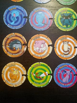 Tazos Pokémon voa 1 e 2