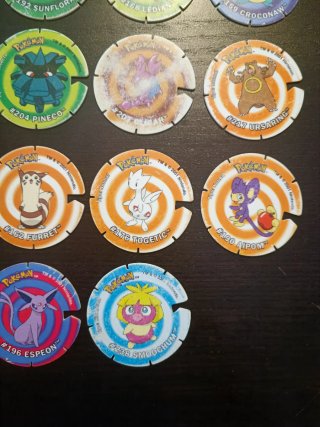 Tazos Pokémon voa 1 e 2