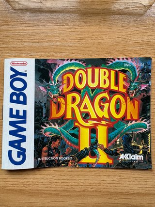 Double Dragon II Game Boy USA