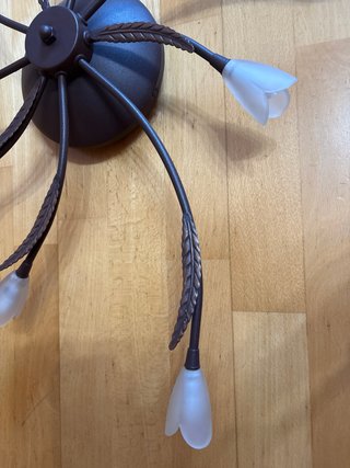Lámpara de techo LED estilo floral