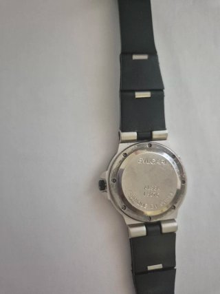 Reloj Bvlgari Aluminio Negro y Plateado