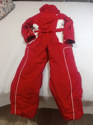 Mono de esquí para niño rojo