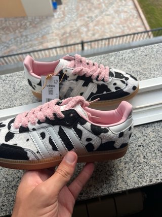 Adidas Samba Padrão Vaca C/ Cordões Extra Novo