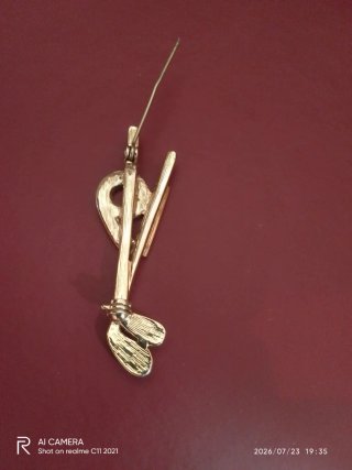 Pin de corbata antiguo golf 19