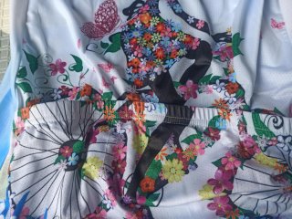 Set completo ciclista donna Weimostar XL floreale
