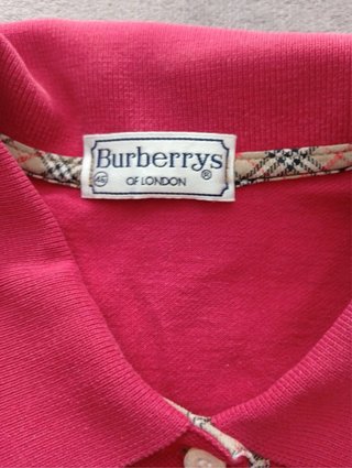Polo Burberry Mujer Talla S/M burdeos
