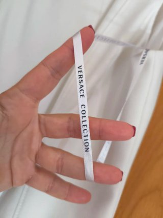 Vestito Versace Collection Bianco