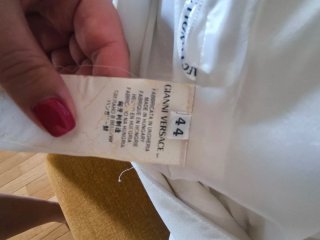 Vestito Versace Collection Bianco