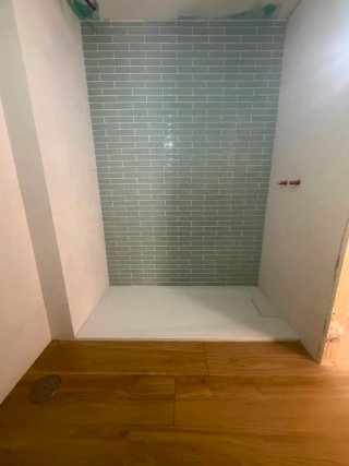 Caja de azulejo artesanal azul cerámica