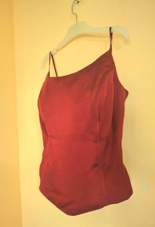 Vestido granate talla 38