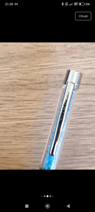 Penna Swarovski con cristalli