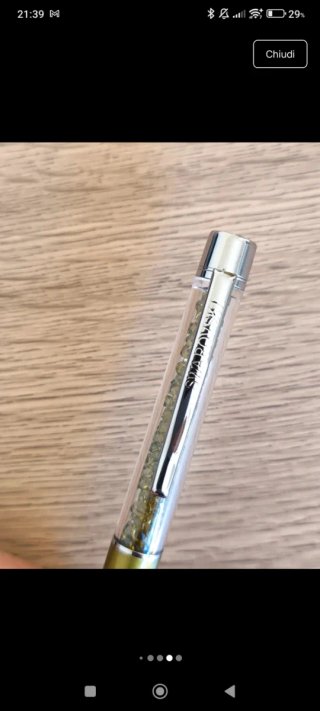 Penna Swarovski con cristalli