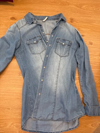 Camisa vaquera azul