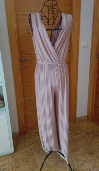 Mono largo ceremonia rosa