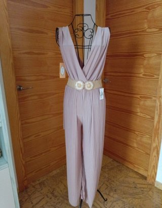 Mono largo ceremonia rosa