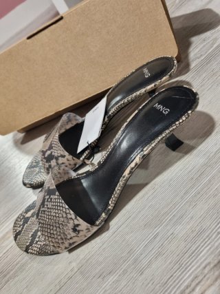 Sandalias Mango Animal Print