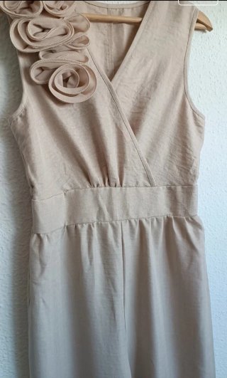 Mono largo ceremonia beige nuevo