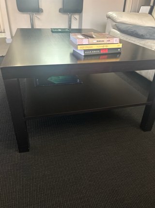 Mesa de centro negra