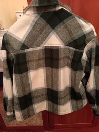Chaqueta Zara cuadros mujer XS