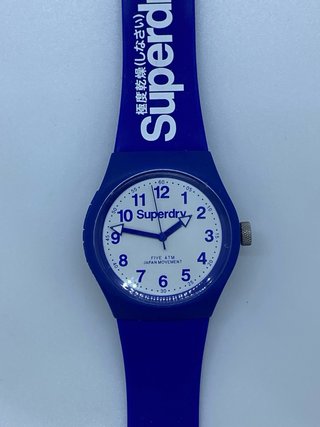 Reloj Superdry Quartz Azul - Pila Nueva