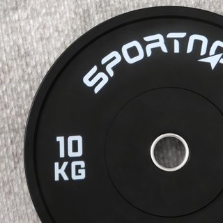 Juego De 2 Discos De Pesas De 10/20Kg, Discos Para Barra Y Mancuernas Con Conexión Ø5 Cm Para Entrenamiento En Casa Y Gimnasio, Negro
