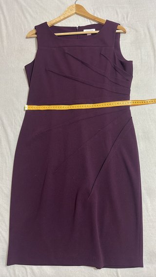 Vestido tubo morado Calvin Klein Talla 44 US 12