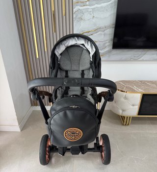 Carro Bebé Junama Diamond Mirror Gold 2en1