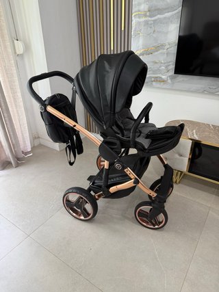 Carro Bebé Junama Diamond Mirror Gold 2en1