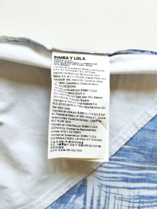 Vestido Bimba y Lola sin mangas estampado