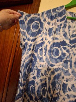Vestido largo estampado