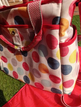 Bolso carro Tuc Tuc con cambiador