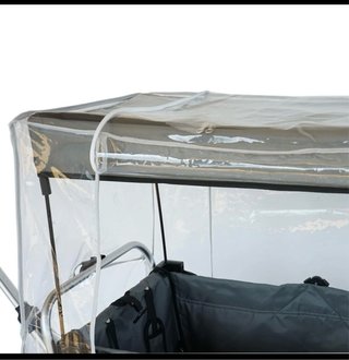 Funda protectora transparente para carrito