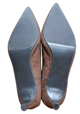 Botines ante elástico tacón bajo talla 36