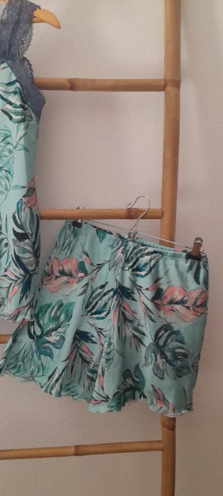 Conjunto Egatex Blusa e Calção Estampado